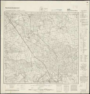 Meßtischblatt 4554 : Rietschen, 1938 : Rietschen. - Aufn. 1887, hrsg. 1889, bericht. 1937. - 1:25000. - [Berlin]: Reichsamt für Landesaufnahme, 1938. - 1 Kt.