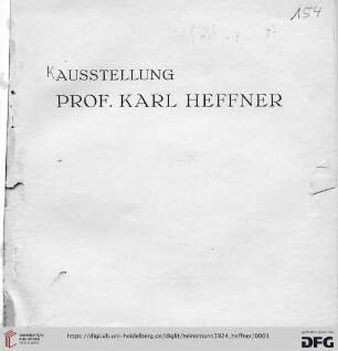Ausstellung Karl Heffner
