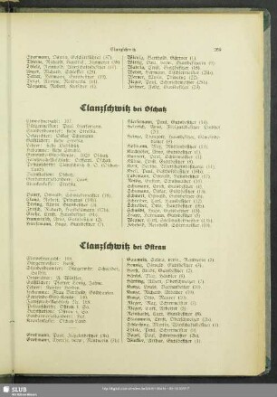 Clanzschwitz bei Oschatz