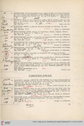 Limoges – Email (Nr. 82-84)