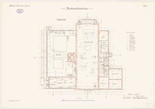 Maschinenlaboratorium der Technischen Hochschule Breslau: Grundriss Erdgeschoss 1:100