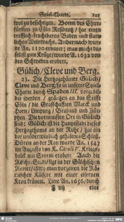 Gülich, Cleve und Berg
