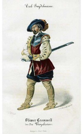 Carl Seydelmann. Oliver Cromwell