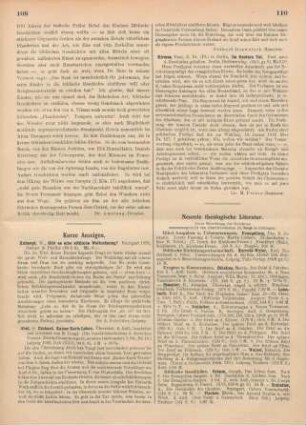 109-110 [Rezension] Einhardus, Kaiser Karls Leben