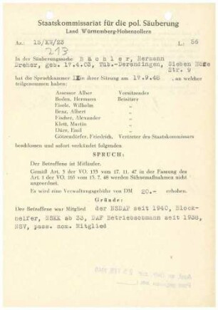 Bächler, Hermann