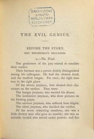 The evil genius : a domestic story, 2