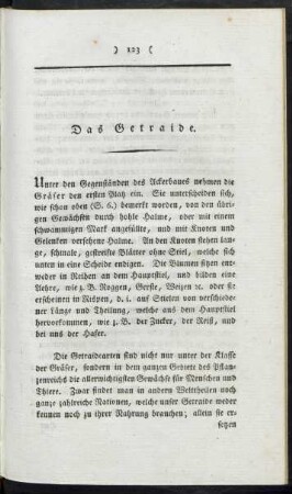 (Taf. VI.) Das Getraide Fig. 33. Der Roggen Fig. 35. Der Weizen Fig. 39. Die Gerste