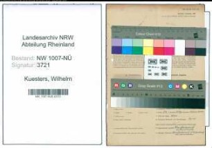 Entnazifizierung Wilhelm Kuesters , geb. 17.09.1895 (Weber)