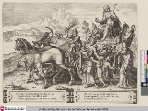[Triumph of Humility; Triomfwagen met Nederigheid (Humilitas); Triumphwagen mit der Personifikation von Demut]