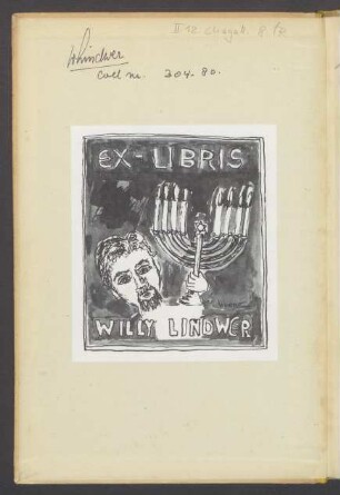 Autogramm und Ex Libris Willy Lindwer