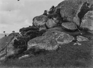Kopje : Felsbrocken eines Kopjes (Inselberg) in Tansania