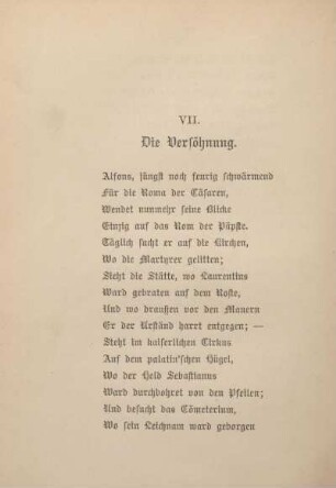 VII. Die Versöhnung