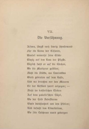 VII. Die Versöhnung