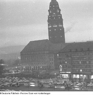 Weihnachtsmann Knappestraße Balkon