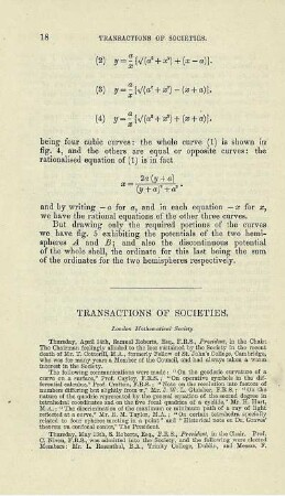 Transactions of societies.
