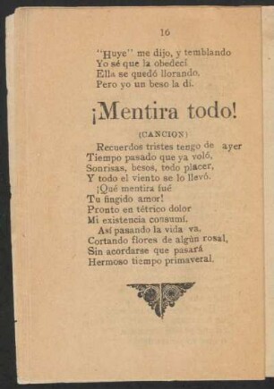 ¡Mentira todo! : (Canción)