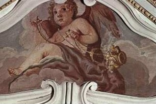 Engel mit liturgischen Geräten als Sinnbilder der Meßfeier