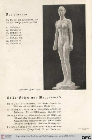 Radierungen (Nr. 67-73)