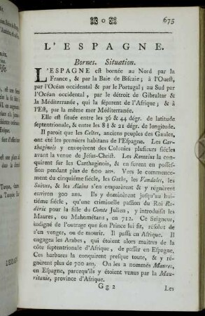 [Chapitre XVI.] L'Espagne.