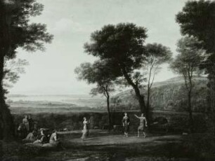 Landschaft mit Tanzenden