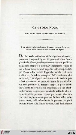 Capitolo nono: Nomi dei Re della Dinastia XXVII dei Persiani
