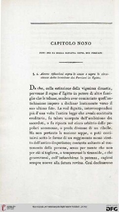 Capitolo nono: Nomi dei Re della Dinastia XXVII dei Persiani