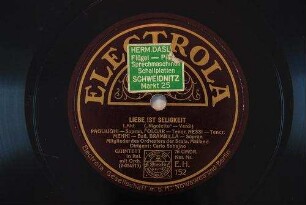 Liebe ist Seligkeit : I. Akt ("Rigoletto") / (Verdi)
