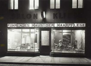 Wohnhaus mit Salon Kliem : Wohnhaus mit "Salon Kliem", führendes Haus der Haarpflege