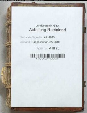 Kleve: Geschäftsregister Herzog Johanns I. (Bd. XVII)