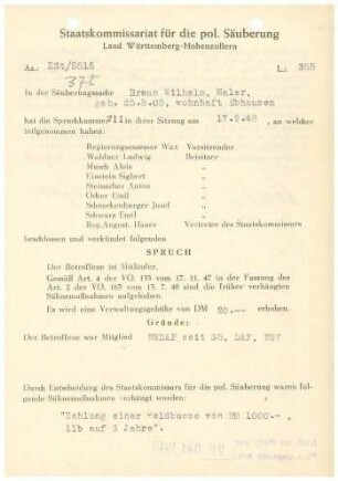 Braun, Wilhelm