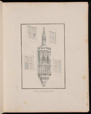54. Chörlein am Nassauer Hause. - Nassauer Haus, Nürnberg, Erker