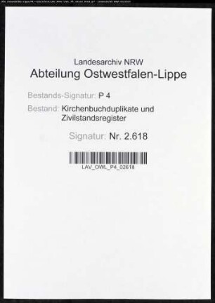 Kirchenbuchduplikat der evangelisch-lutherischen Stadtgemeinde Iserlohn (GHT 1872-1874). (Gemeinde: Iserlohn, evangelisch-lutherische Stadtgemeinde)