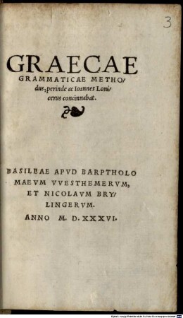 Graecae grammaticae methodus