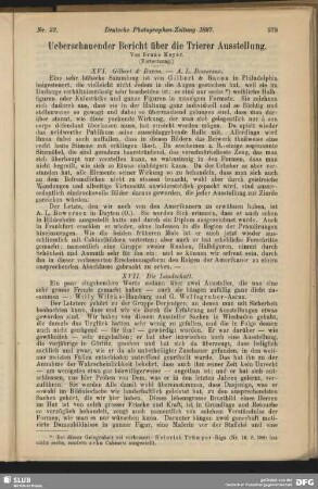 Ueberschauender Bericht über die Trierer Ausstellung