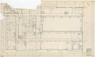 Chemische Institute der Universität Köln: Physikalische Chemie, Grundriss Kellergeschoss, 1:50