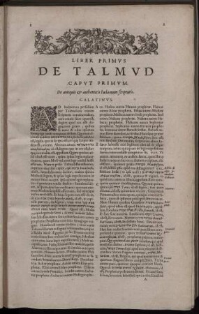 Liber Primus. De Talmud.