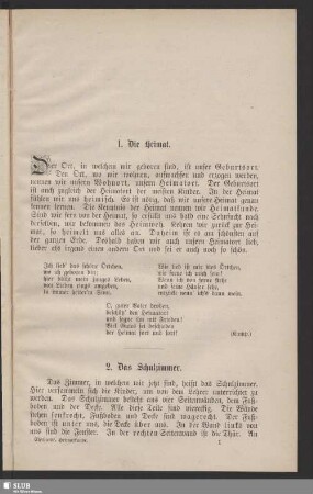 2. Das Schulzimmer