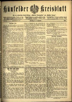 Ausgabe vom Dienstag, den 03. Dezember 1912.