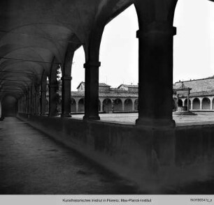 Certosa di Pontignano, Certosa di San Pietro, Großer Kreuzgang, Castelnuovo Berardenga (Siena)