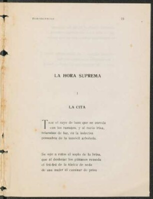 La hora suprema - I La cita