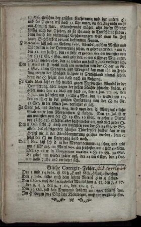Etliche Corrigir-Fehler.