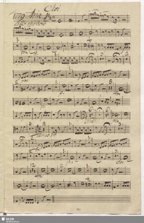 1779. Aria: Ho di me stesso orrore / Seydelmann, F.