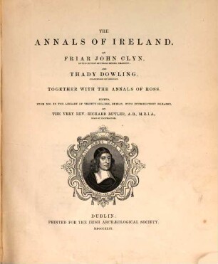 The Irish Archaeological Society. 8. 1849
