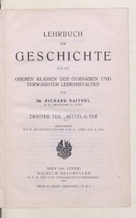 Teil 2, [Schülerband]: Mittelalter
