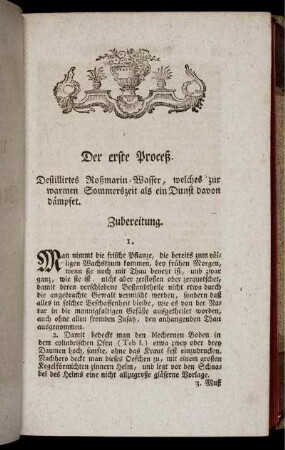 Der erste Proceß. - Der eilfte Proceß.