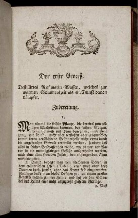 Der erste Proceß. - Der eilfte Proceß.