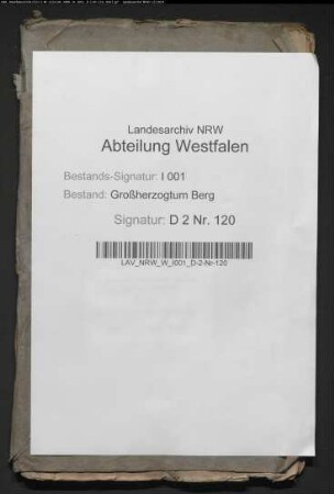 Disposition über die herrschaftlichen Gebäude und Bleiche zu Stromberg