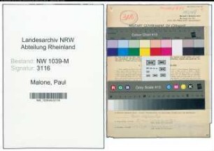 Entnazifizierung Paul Malone , geb. 09.09.1899 (Polizist)