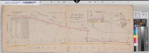 Vermessungs-Handriß von der Umringsgrenze der Emmericher Ward. 1. - 5. Blatt. Forsteinrichtungsbureau. Messung 1887/8