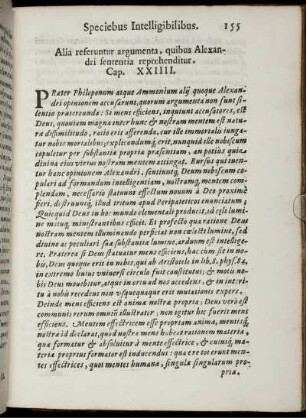 Alia referuntur argumenta, quibus Alexandri sententia reprehenditur. Cap. XXIIII.